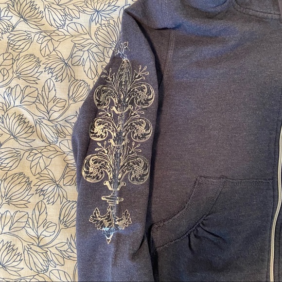 Express blue zip up hoodie - Picture 7 of 7